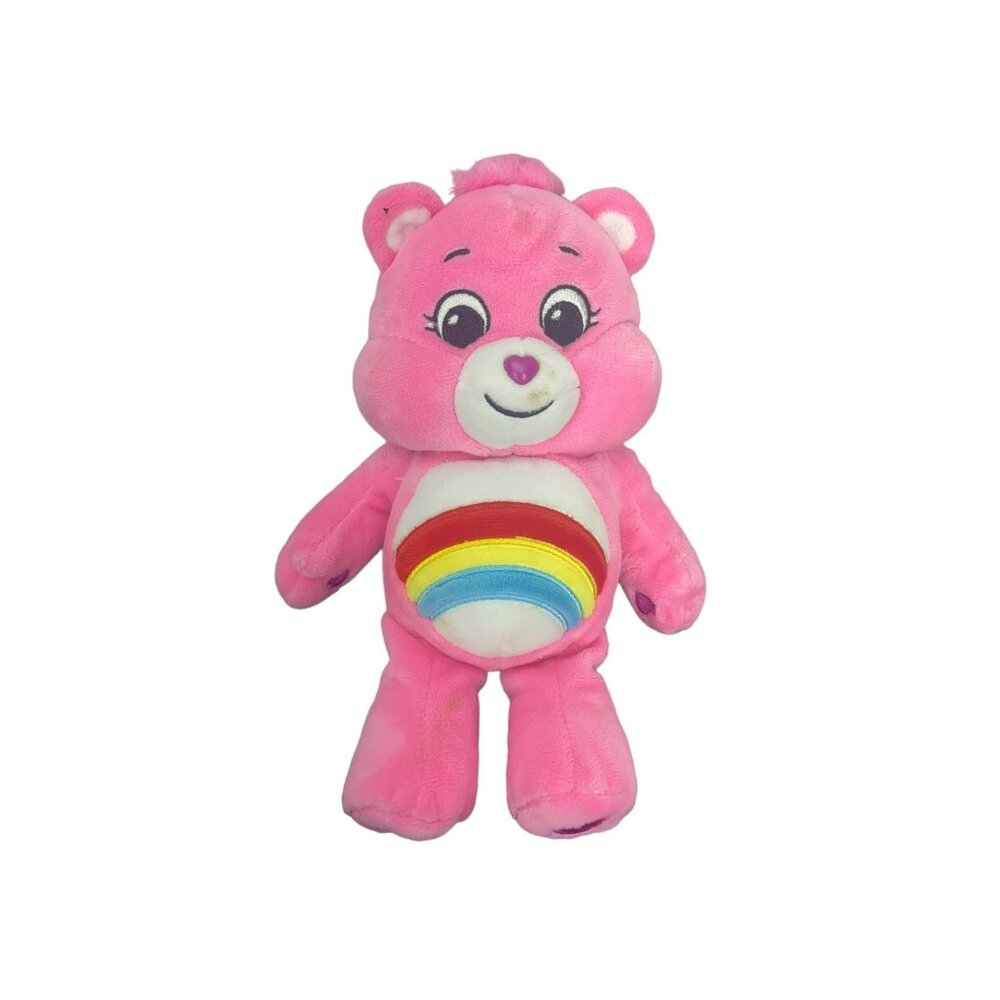 Care Bears Unlock the‎ Magic Cheer Bear 10” Plush 2021 Pink Rainbow